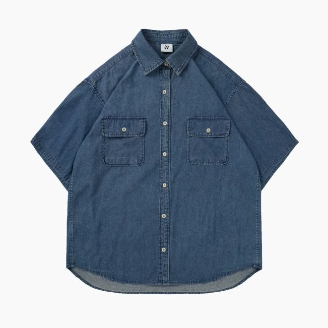Soramame Boxy Denim Shirt