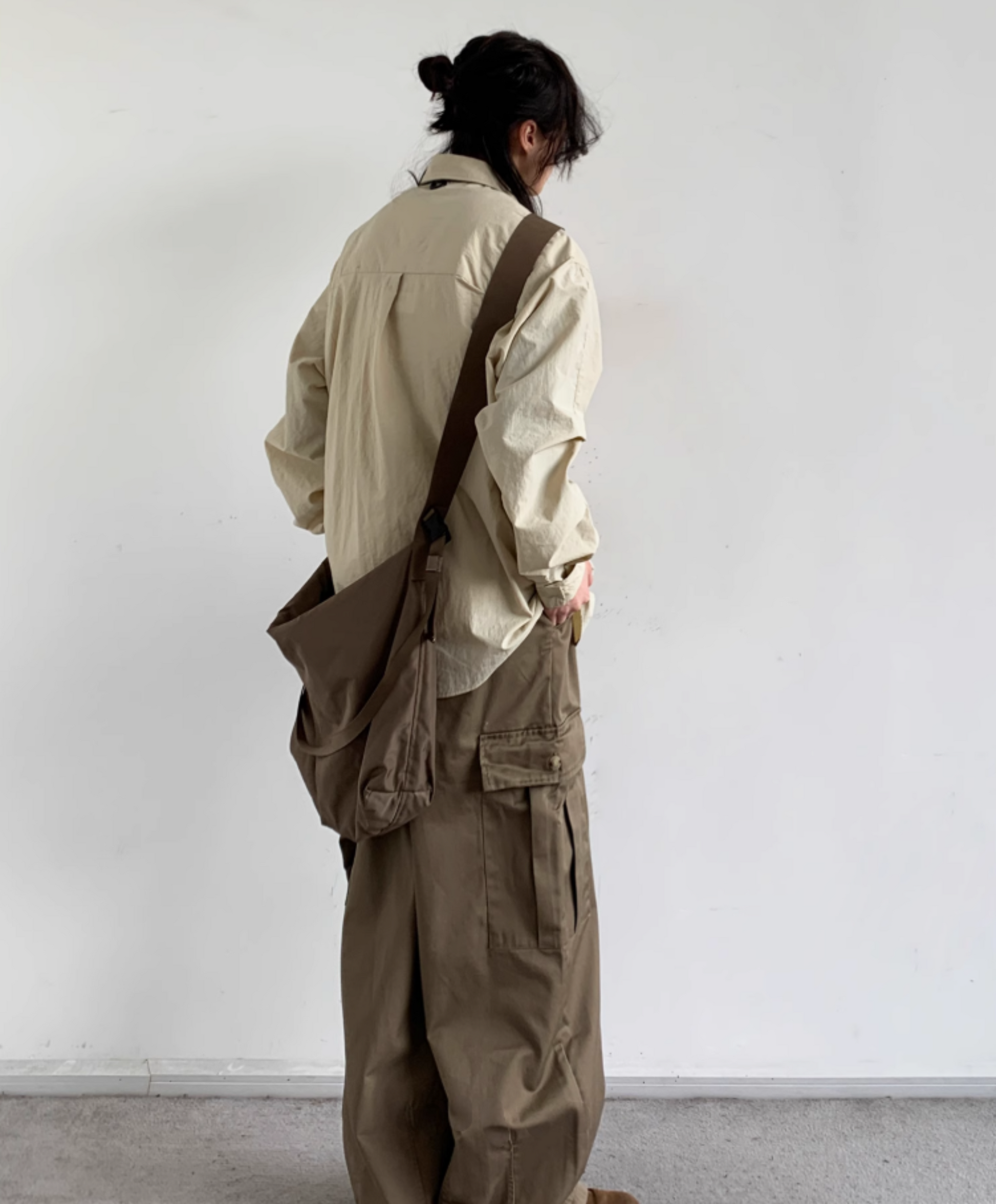 Jikaze Wide-Leg Utility Trousers