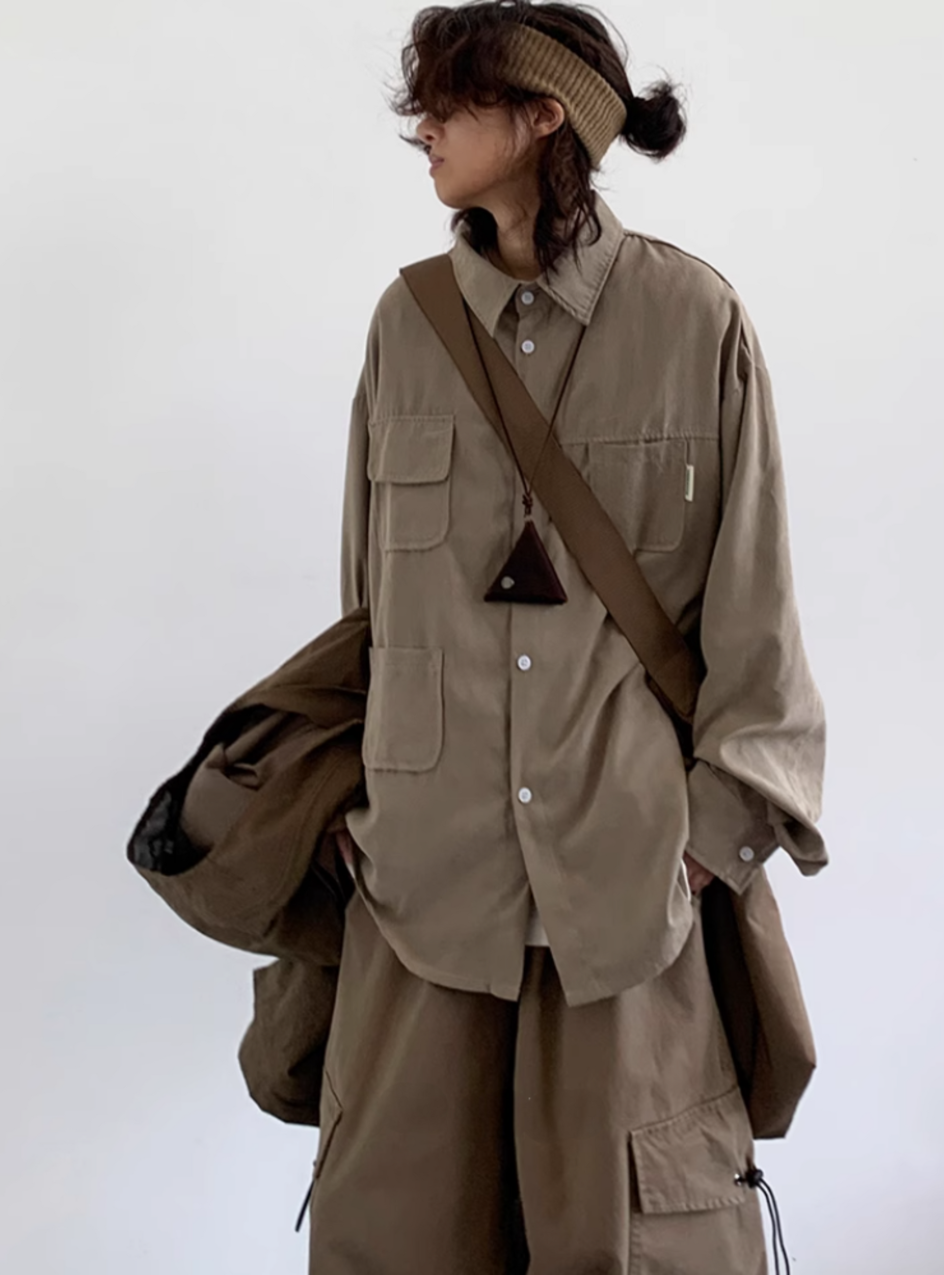 Retro Field Utility Button Shirt