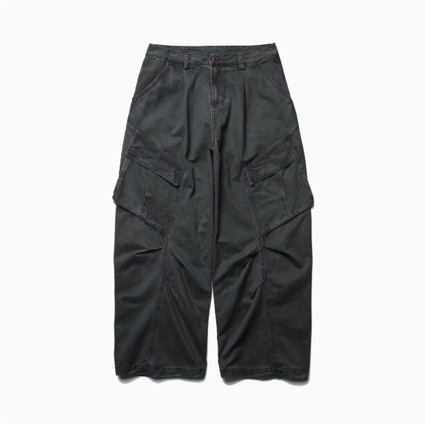 Aviator Wide-Leg Cargo Pants