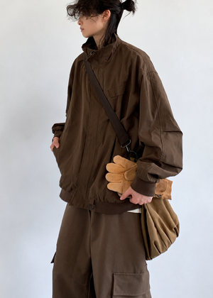 Itsuki Stand-Collar Utility Jacket