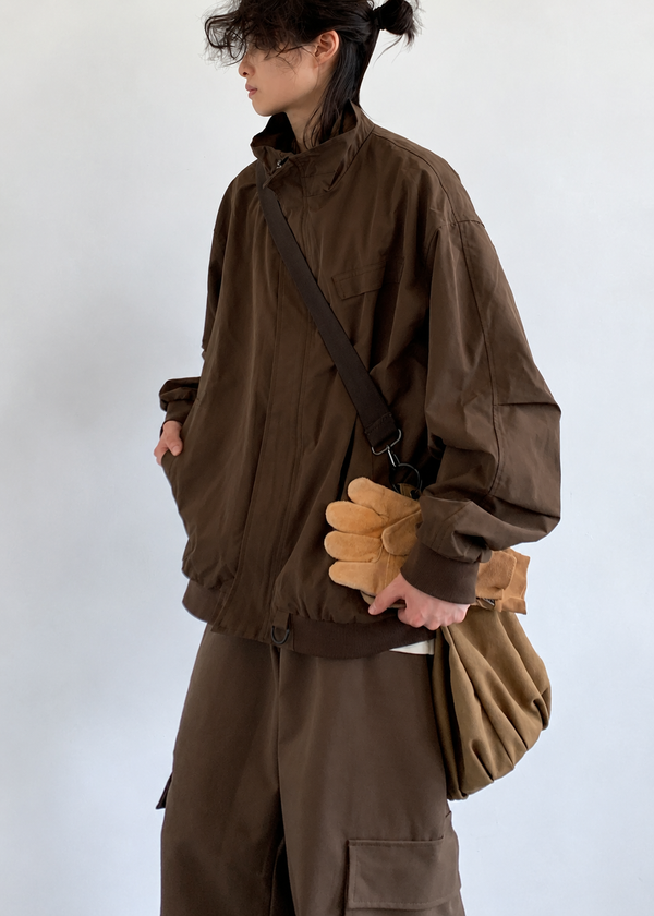 Itsuki Stand-Collar Utility Jacket