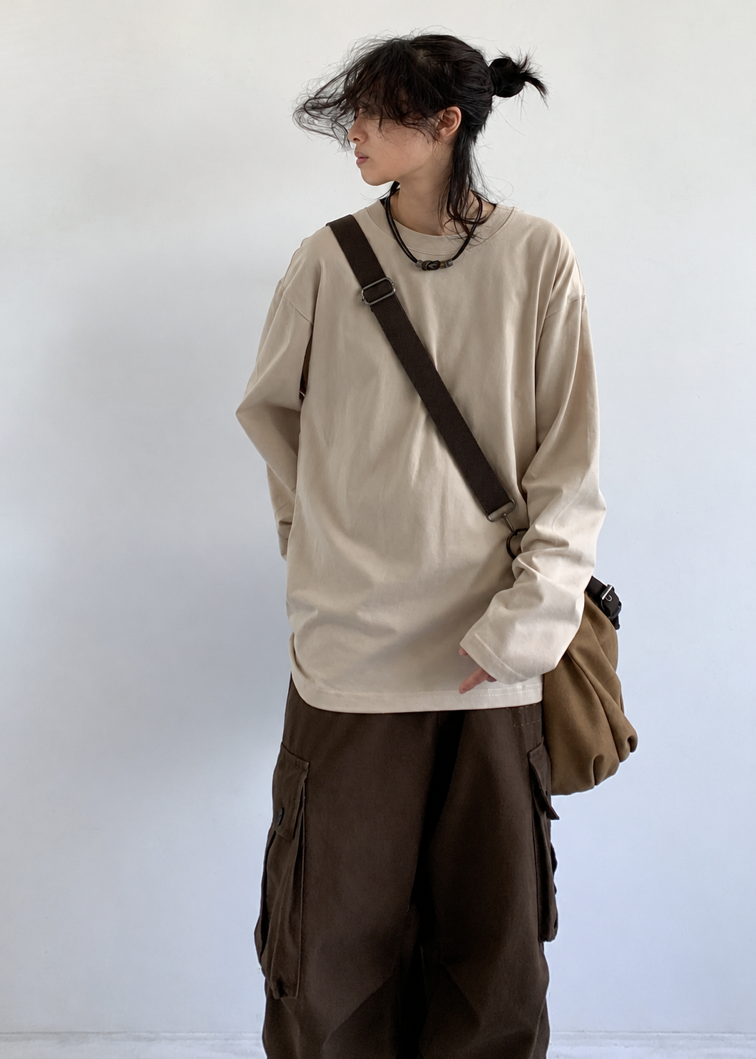 Ren Relaxed Cotton Long Sleeve Tee