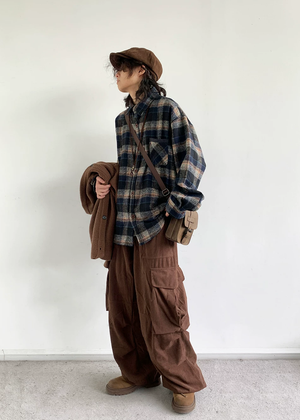 Aki Relaxed Plaid Shirt