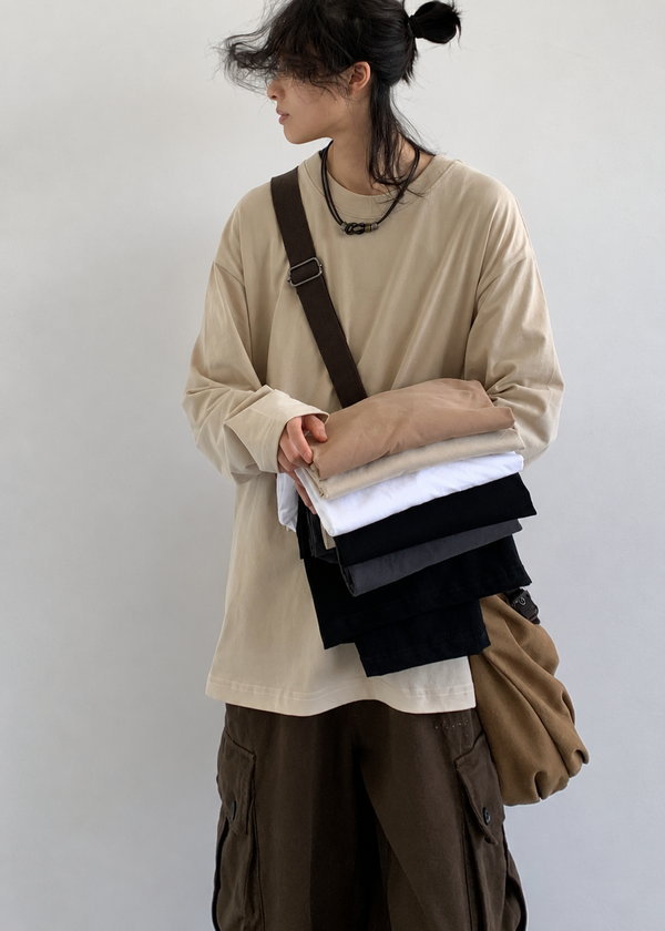 Ren Relaxed Cotton Long Sleeve Tee