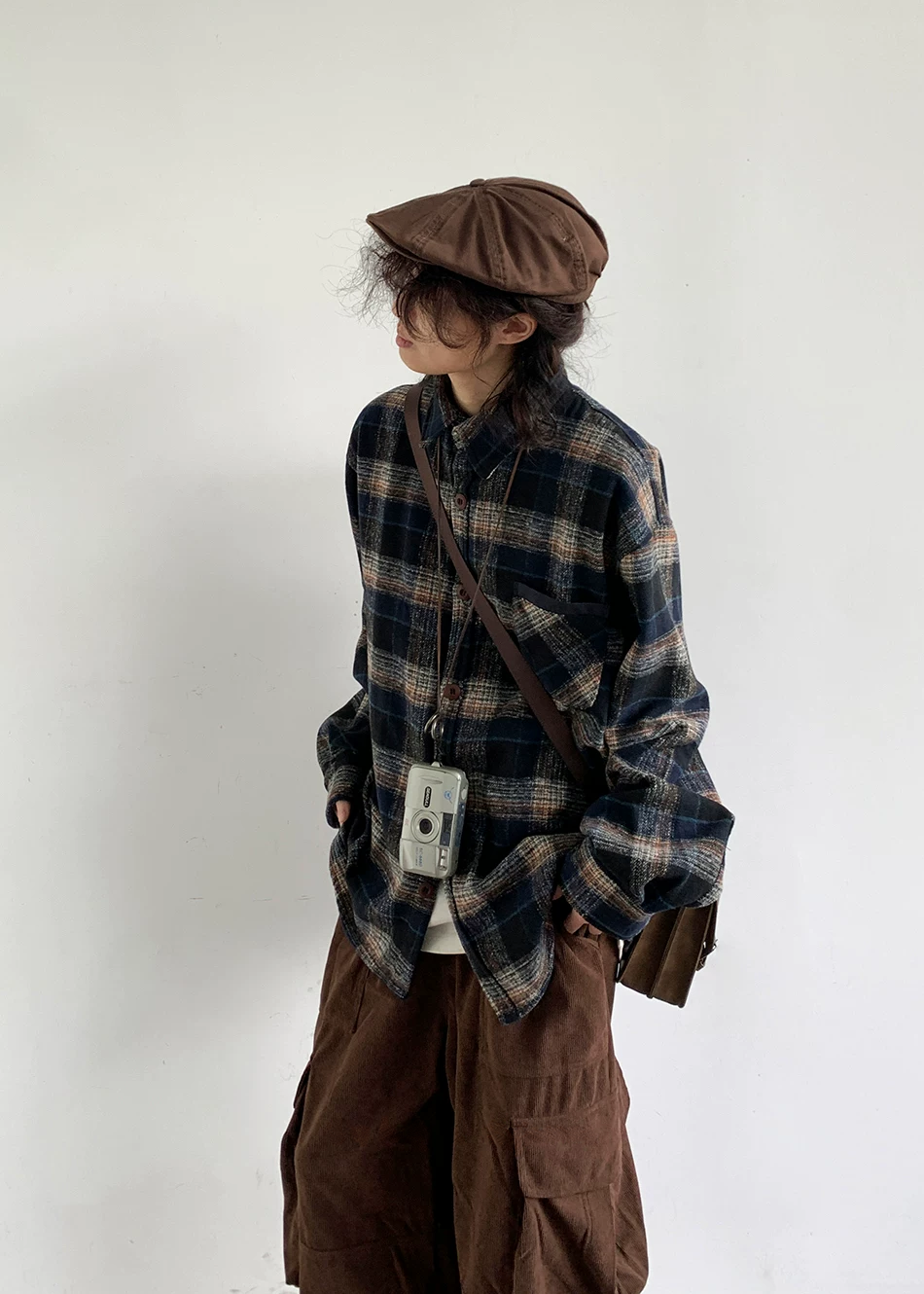 Aki Relaxed Plaid Shirt