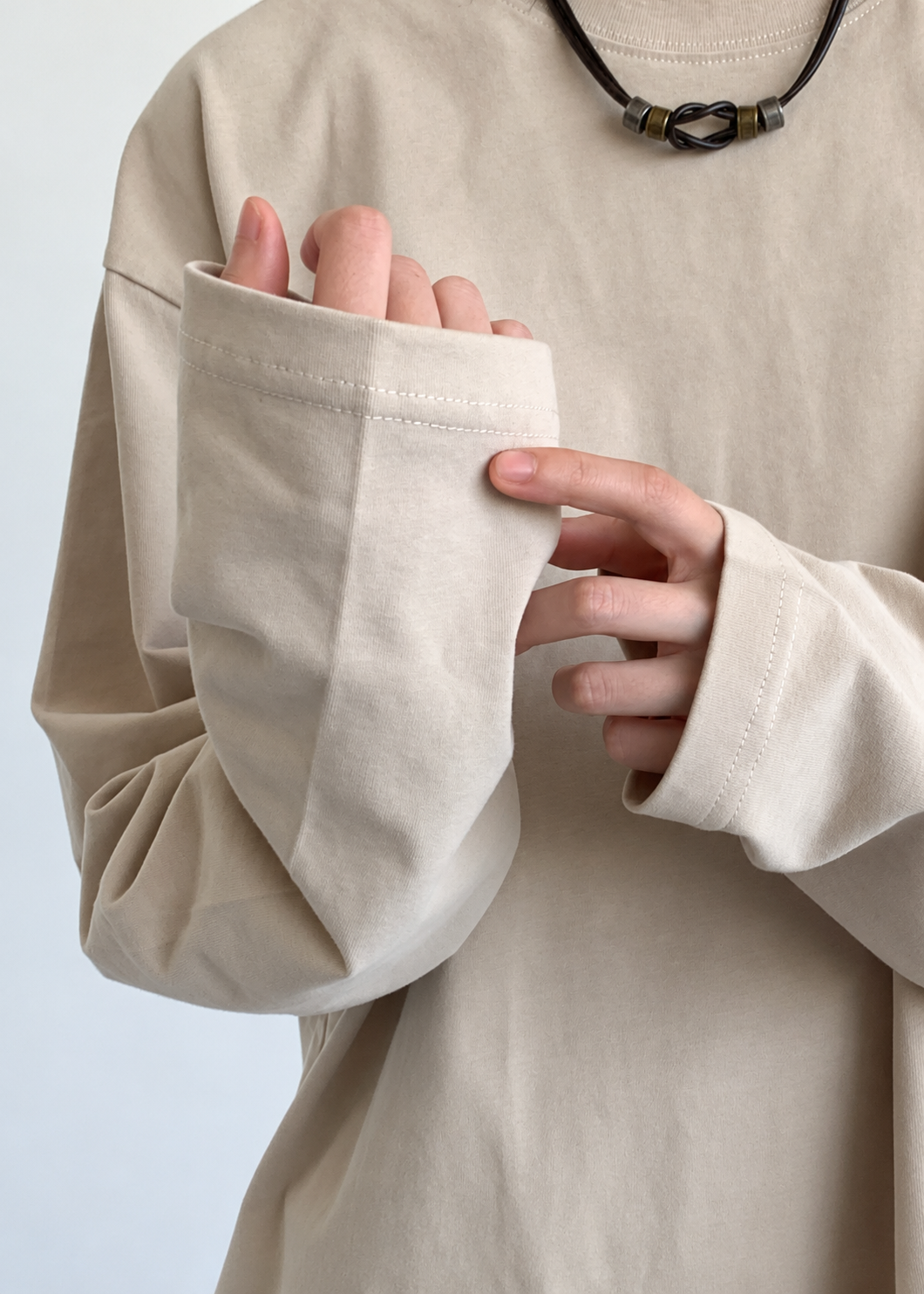 Ren Relaxed Cotton Long Sleeve Tee