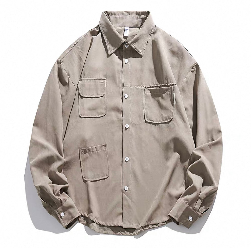 Retro Field Utility Button Shirt