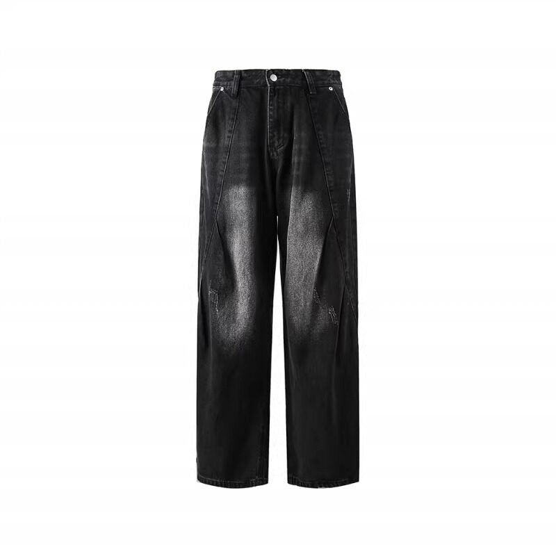 Kei Vintage Wash Wide-Leg Jeans