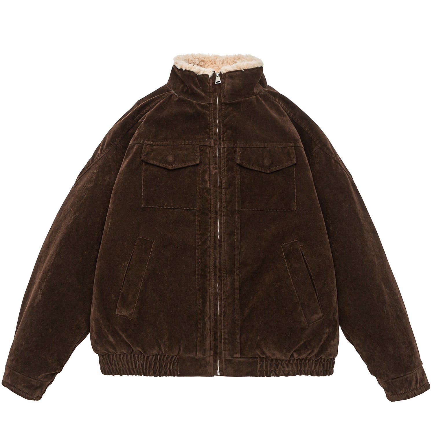 Arata Corduroy Fleece Collar Jacket