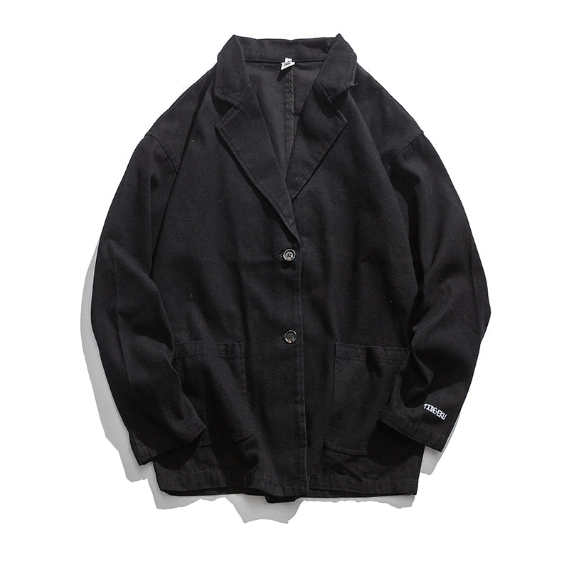 Takashima Blazer mit verwaschenem Kragen