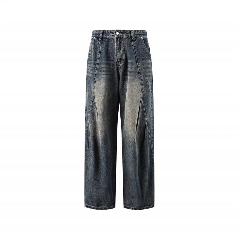 Kei Vintage Wash Wide-Leg Jeans