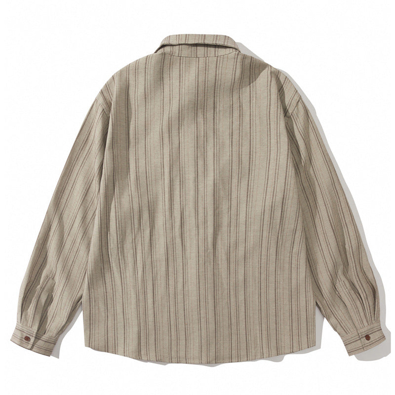 Kuroji Striped Utility Shirt