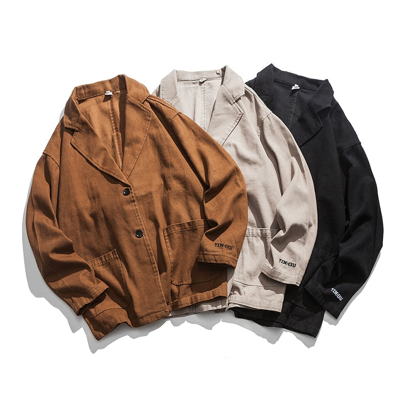Takashima Washed Collar Blazer