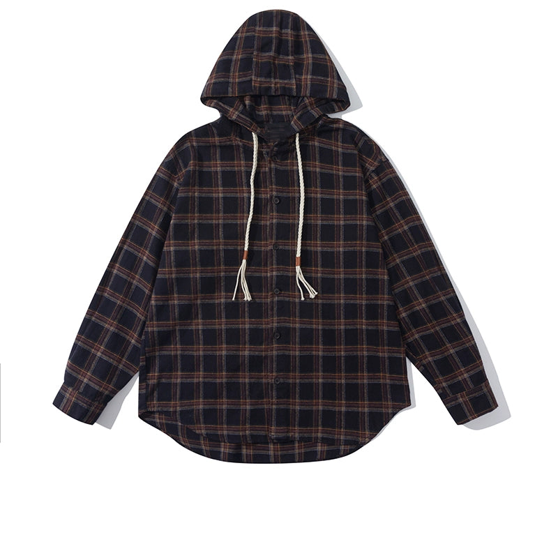 Amano Vintage Check Hoodie