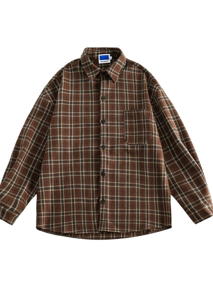 Tsuchi Plaid Work Shirt – Kurashi Living