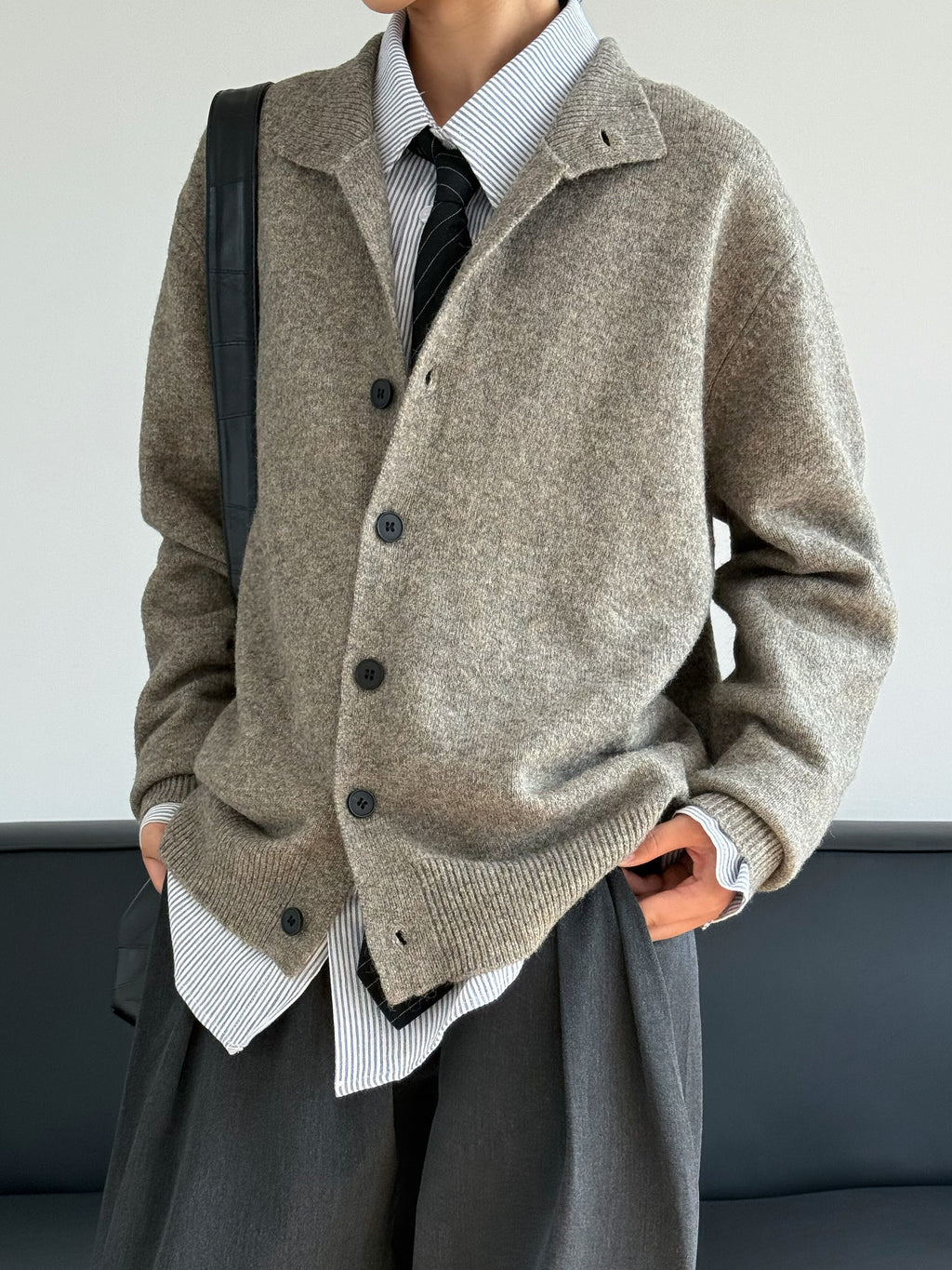 Haruki Knit Button Cardigan