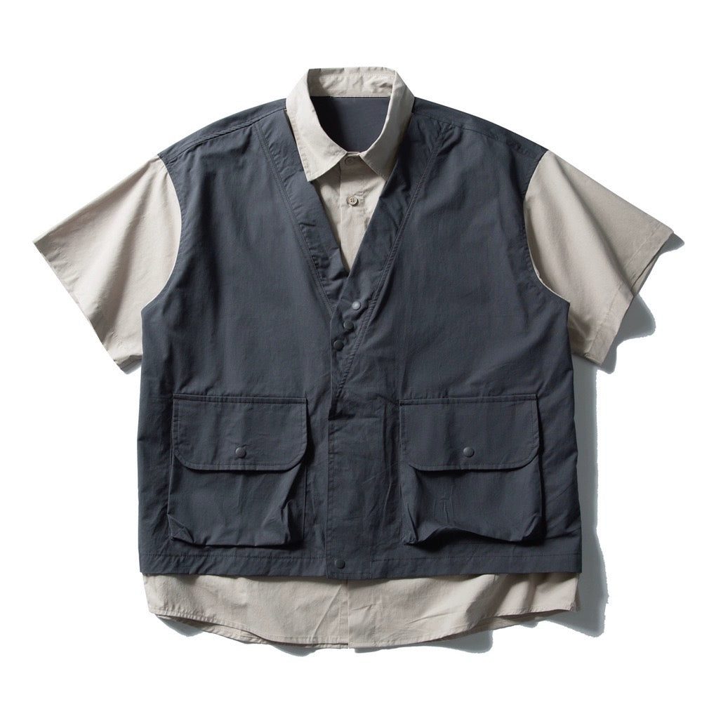 Kōzen Layered Short-Sleeve Shirt