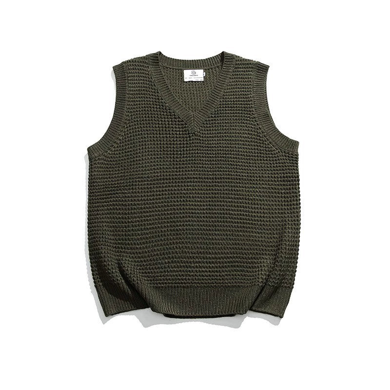 Asahi Textured Knit Vest – Kurashi Living