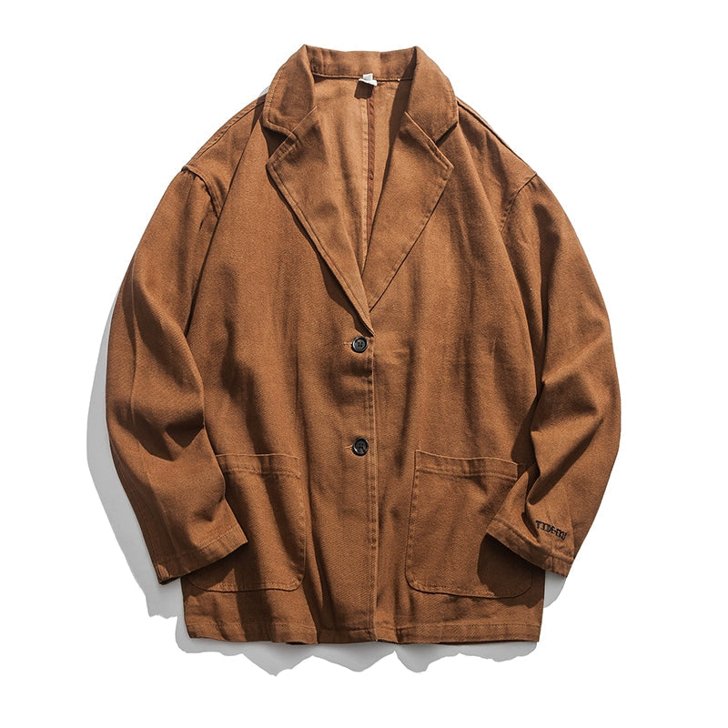 Takashima Washed Collar Blazer