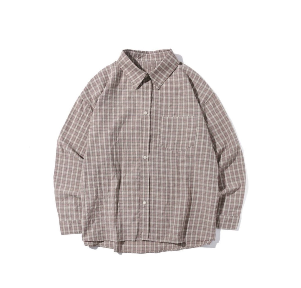 Haruka Vintage Check-Hemd
