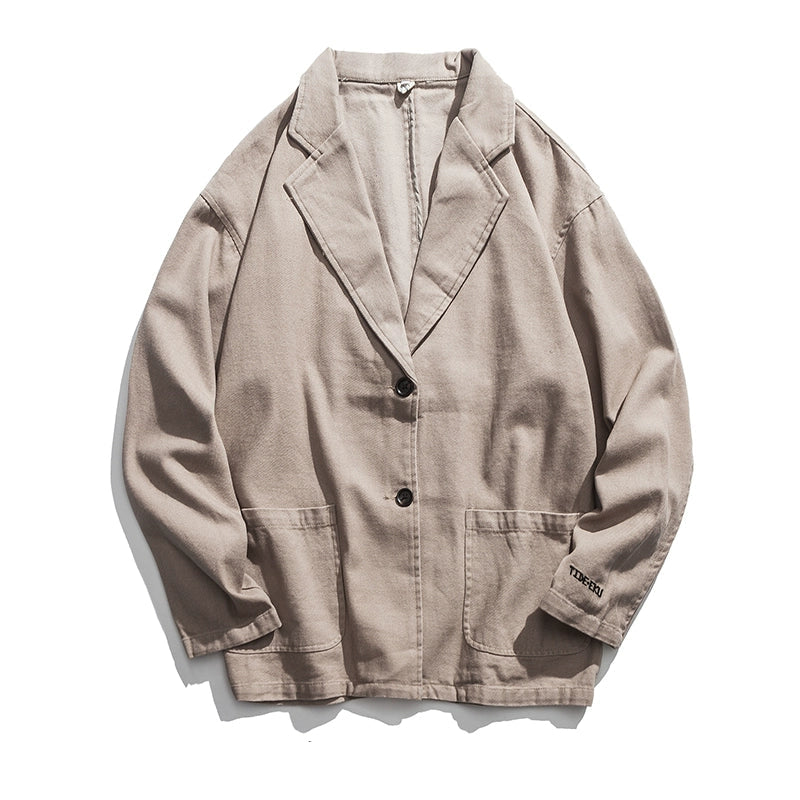 Takashima Blazer mit verwaschenem Kragen