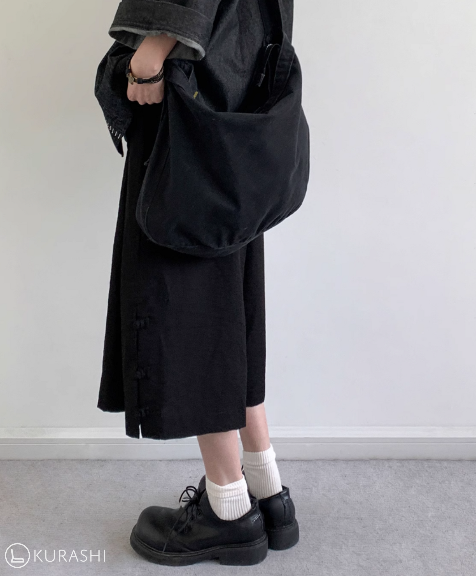 Shinkō Wide-Leg Cropped Pants