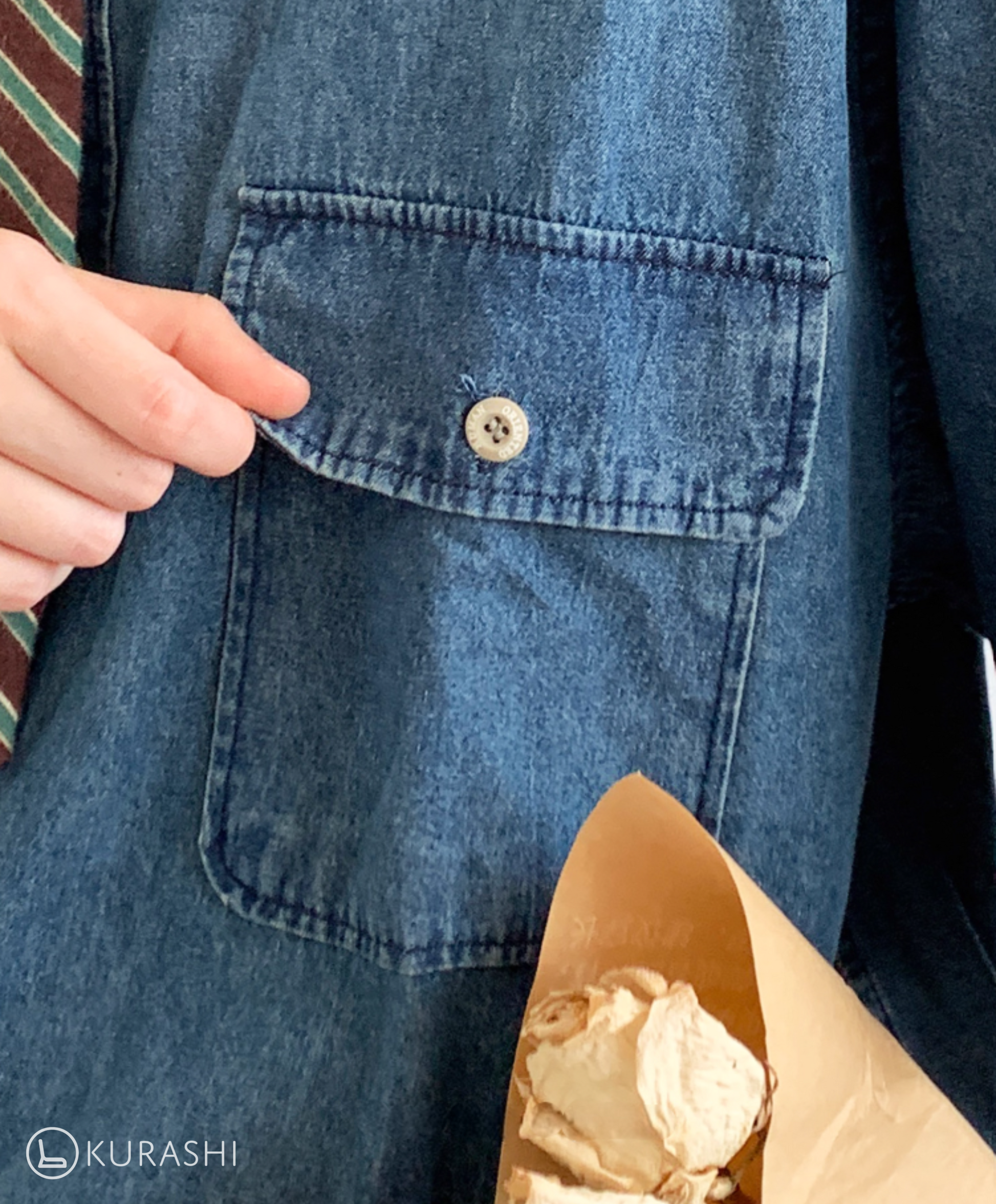 Soramame Boxy Denim Shirt