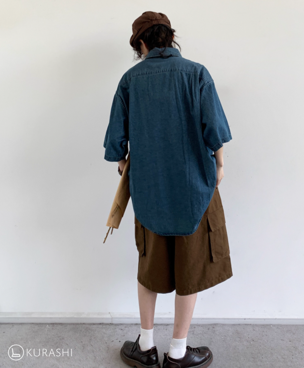 Soramame Boxy Denim Shirt
