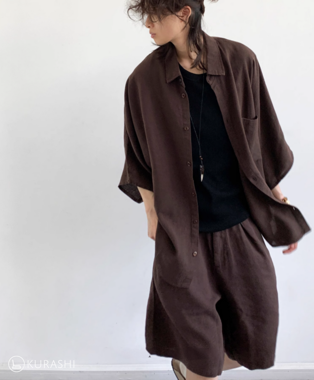 Wakaba Washed Short Sleeve Shirt