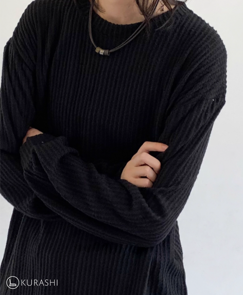 Suna Waffle Knit Long Sleeve