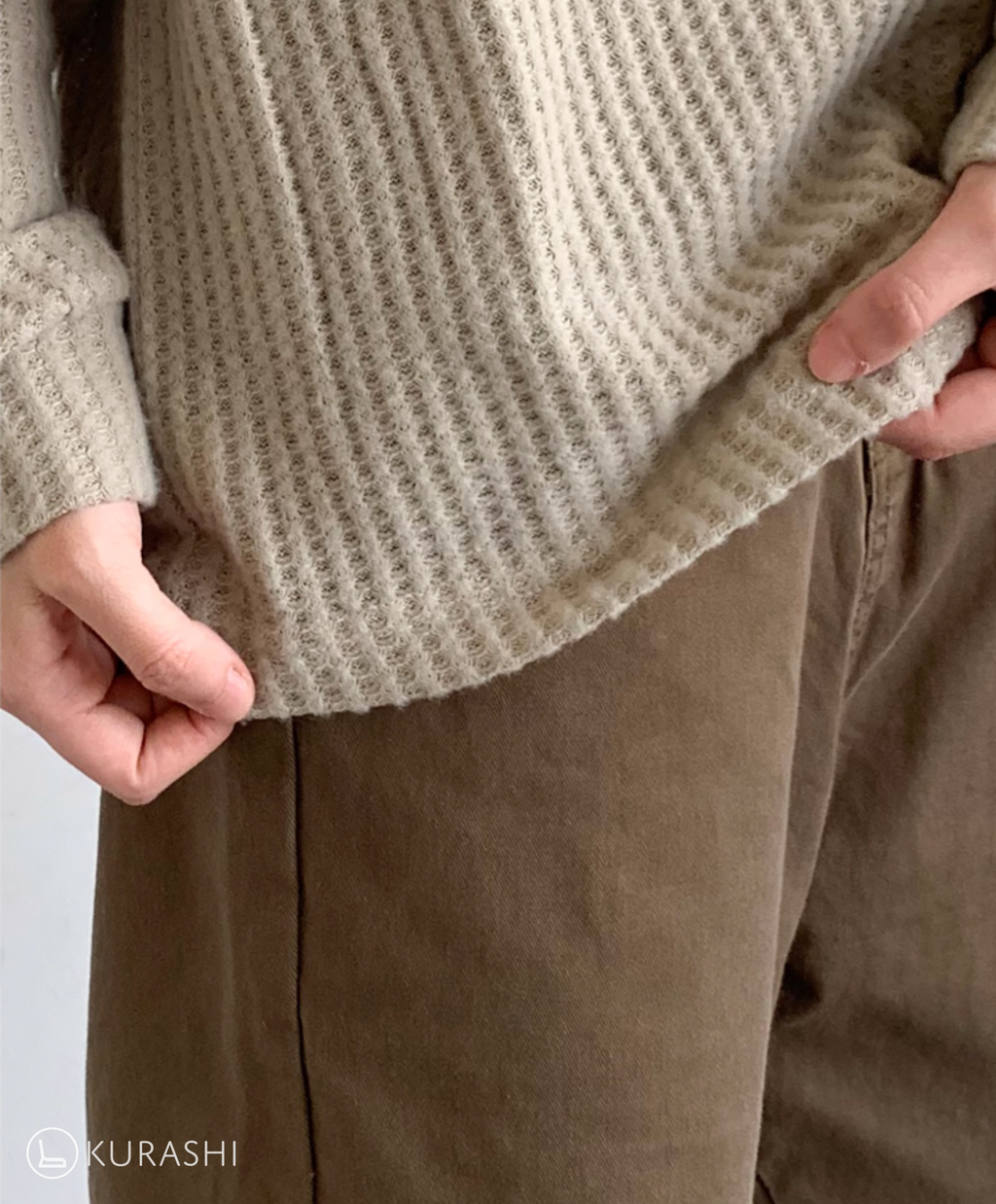 Suna Waffle Knit Long Sleeve