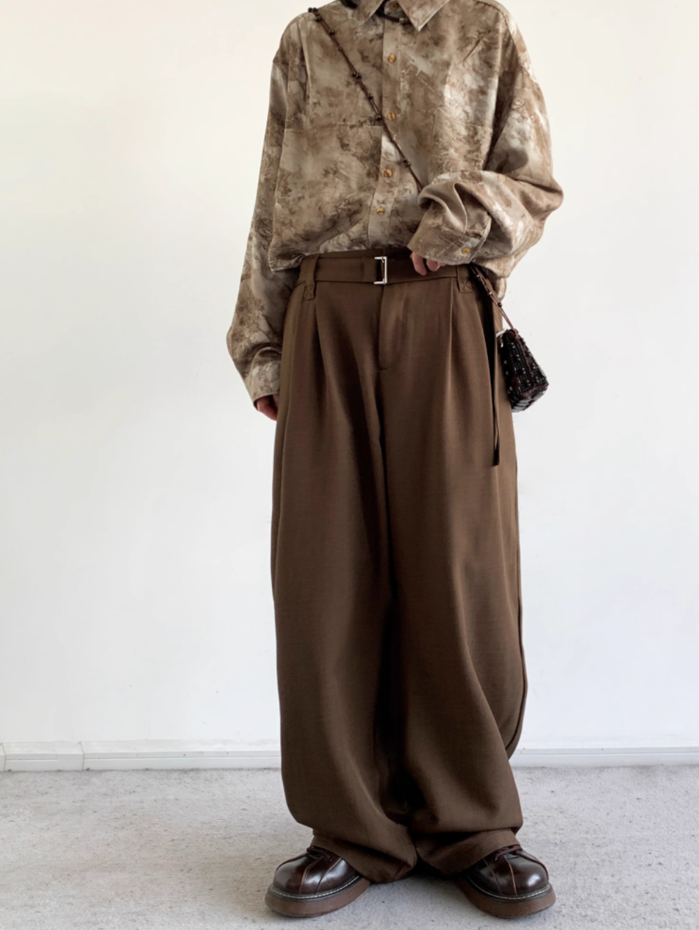 Yūgure Pleated Wide Trousers