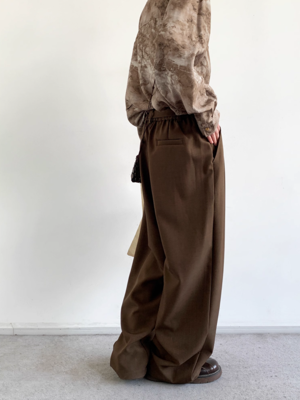 Yūgure Pleated Wide Trousers