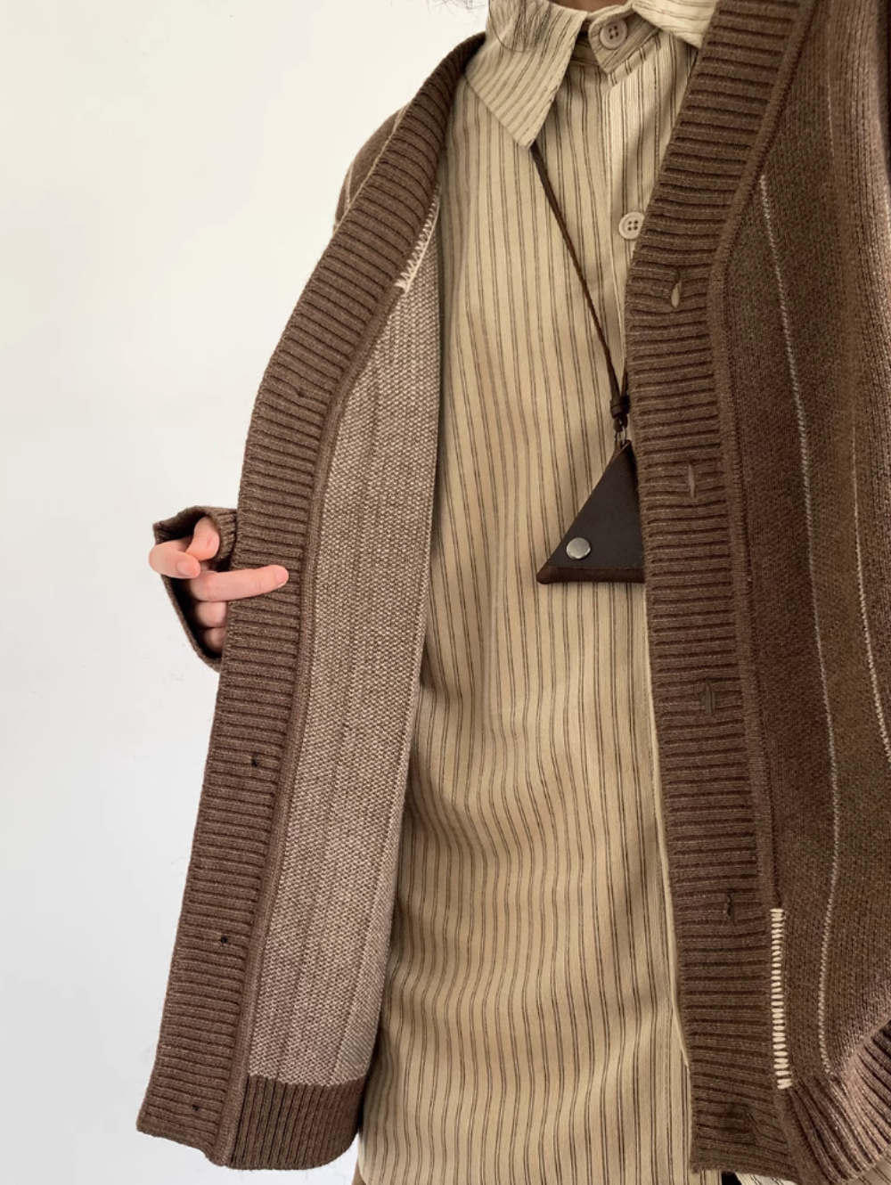Kōcha Stripe Knit Cardigan
