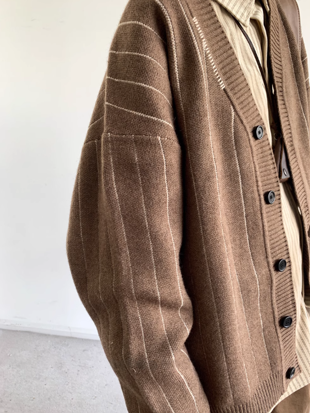 Kōcha Stripe Knit Cardigan