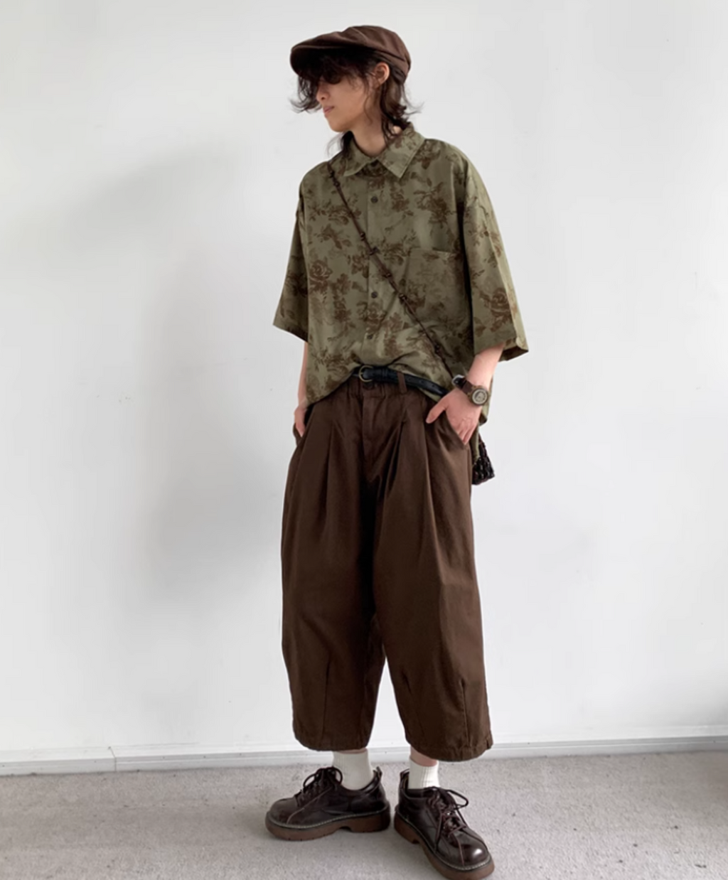 Kagetsu Crushed Floral Shirt