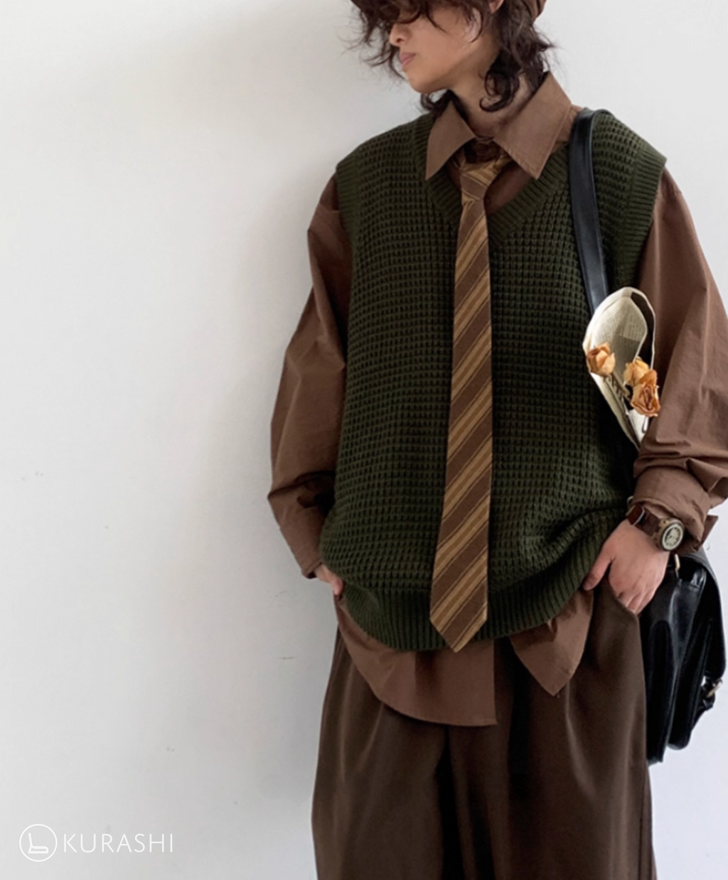 Asahi Textured Knit Vest
