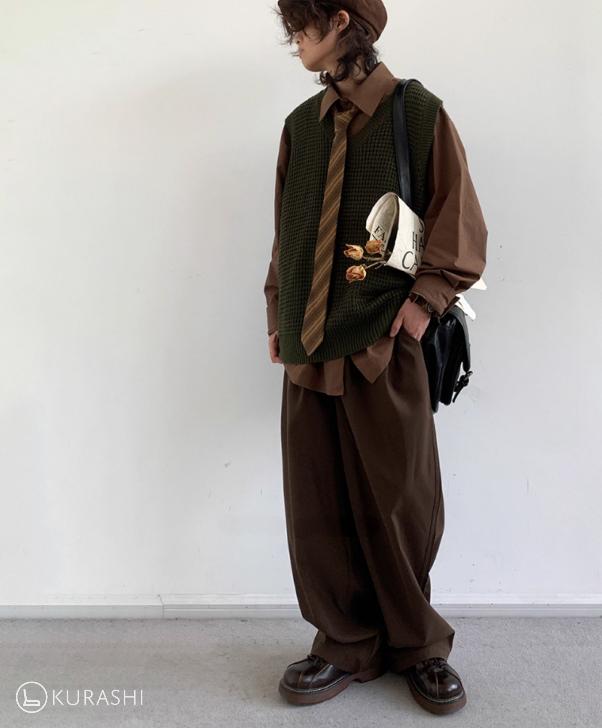 Asahi Textured Knit Vest