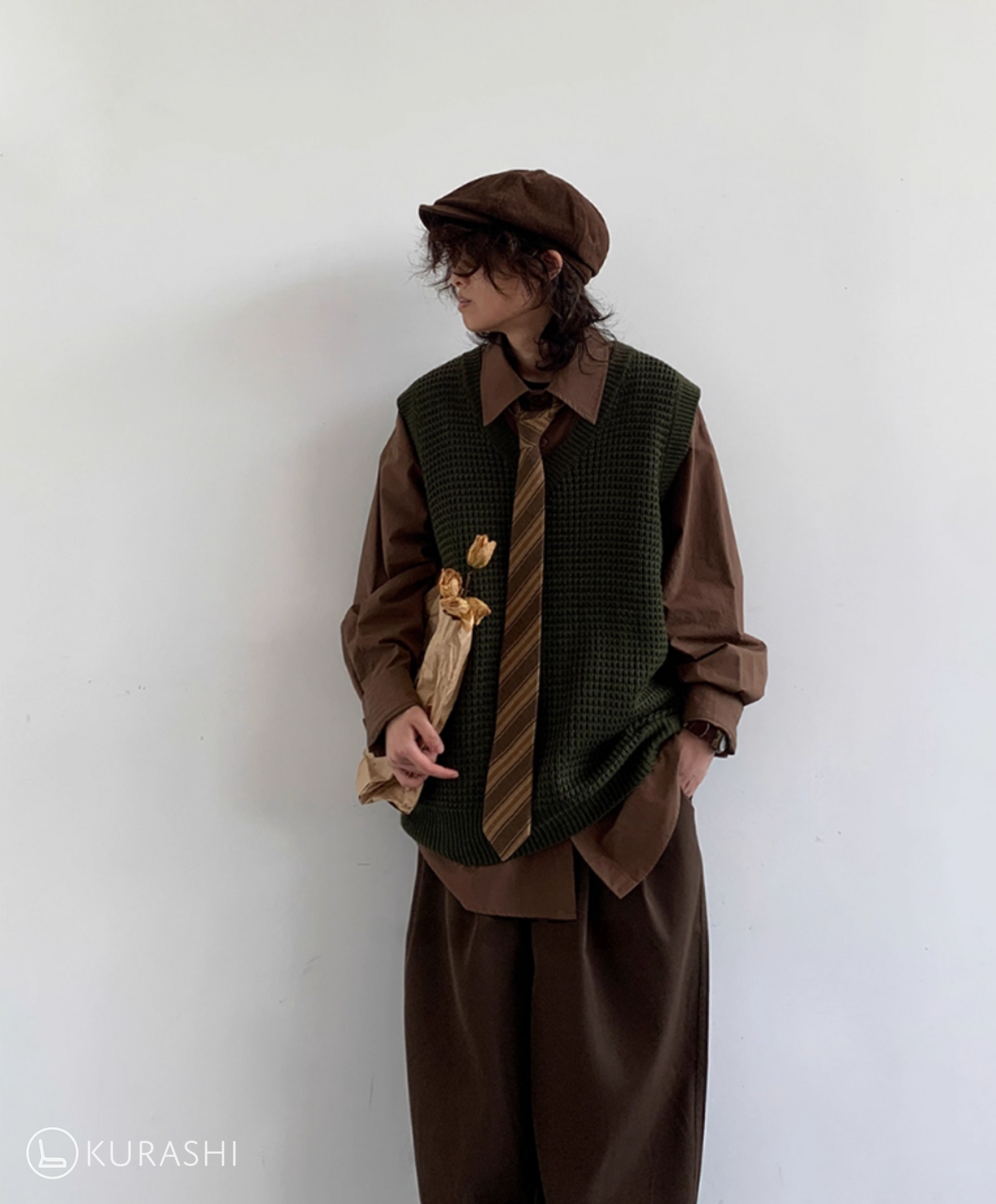 Asahi Textured Knit Vest