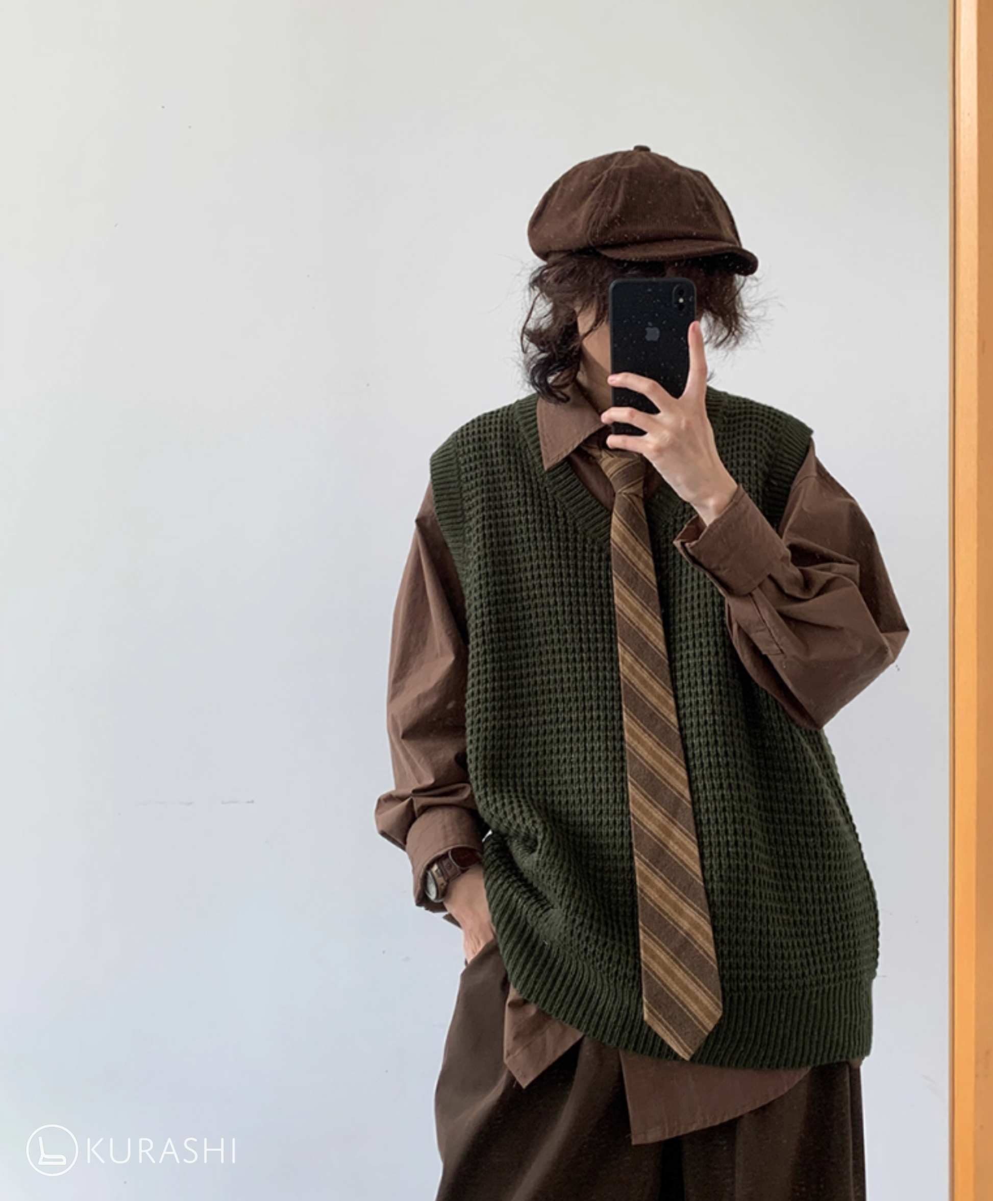 Asahi Textured Knit Vest