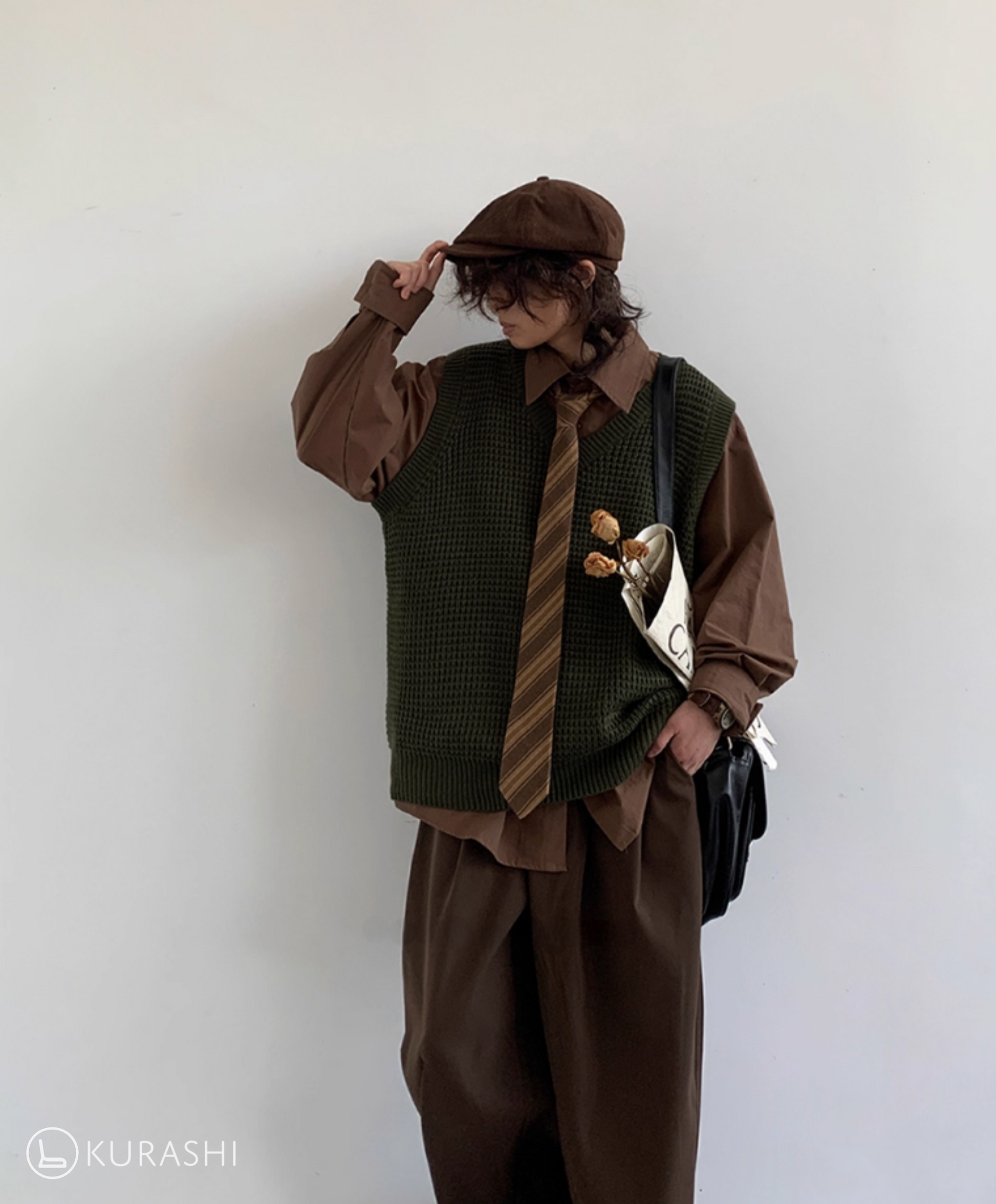 Asahi Textured Knit Vest