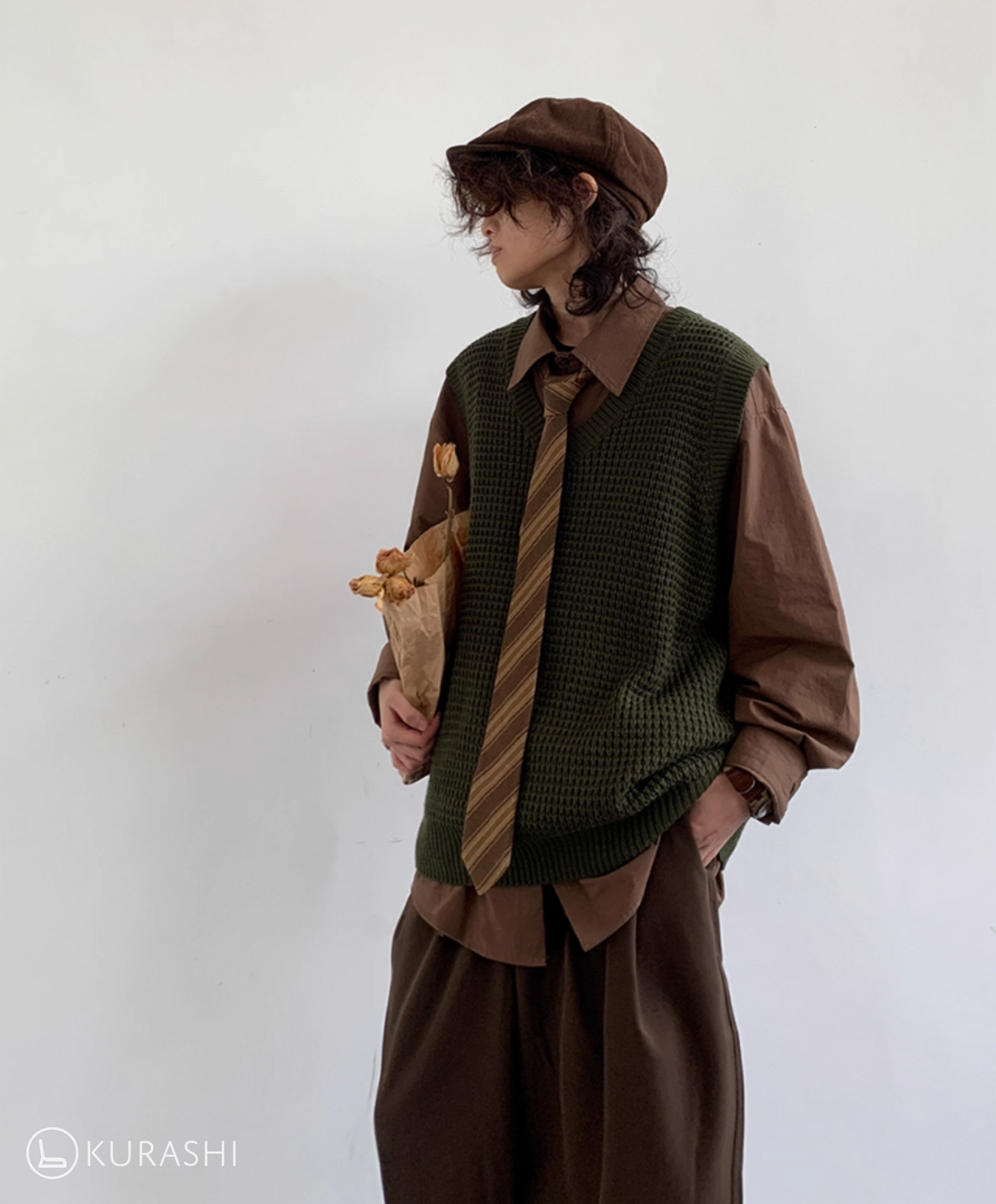 Asahi Textured Knit Vest
