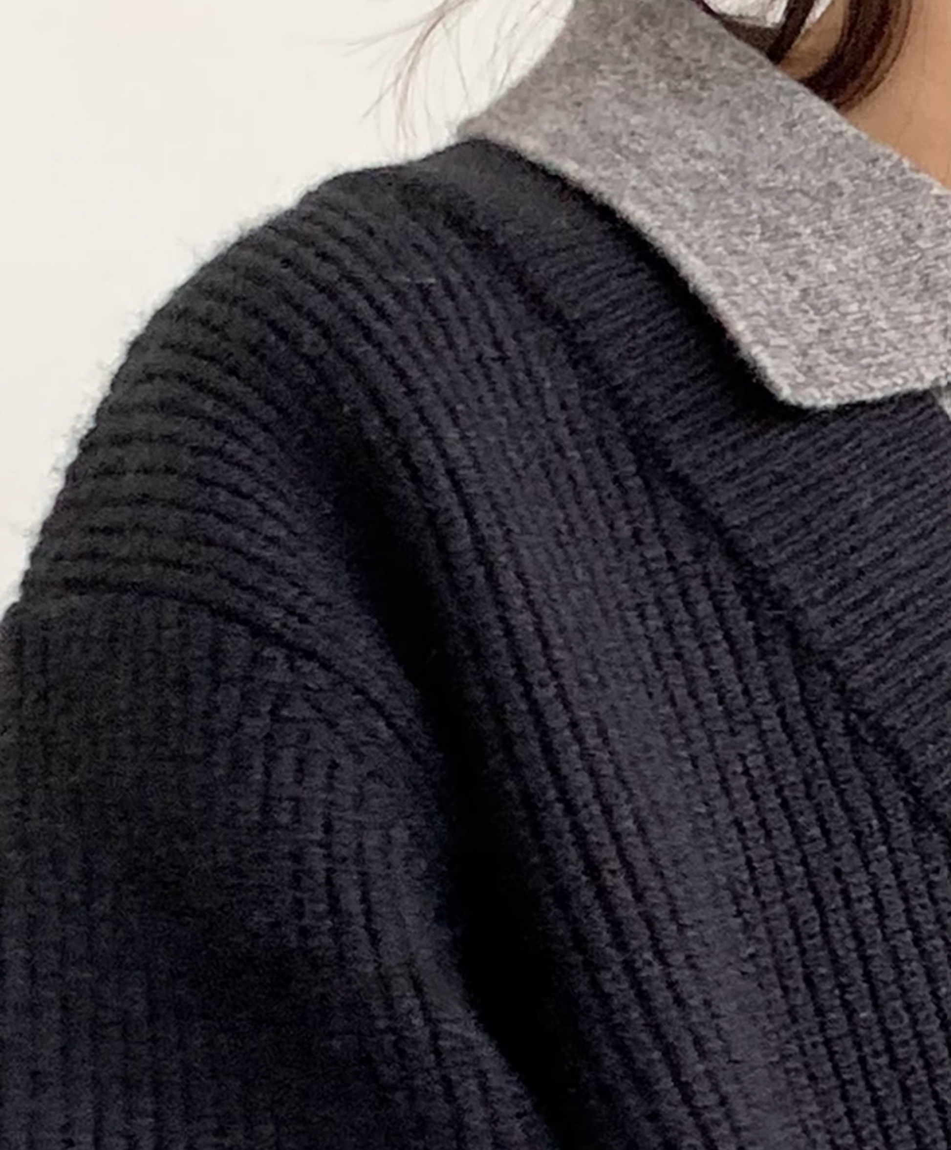 Kaito Layered Knit Polo Sweater