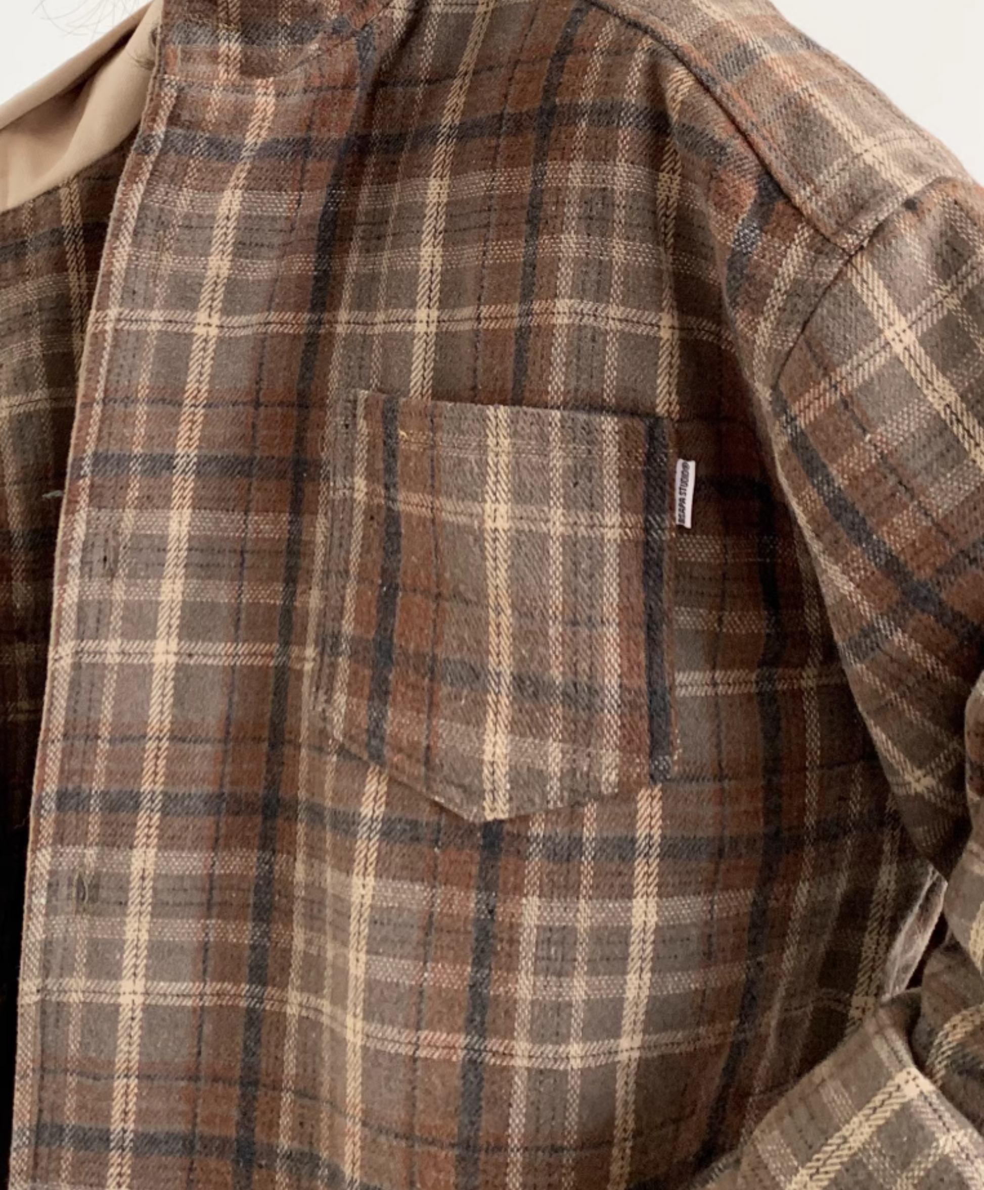 Riku Layered Plaid Hooded Jacket