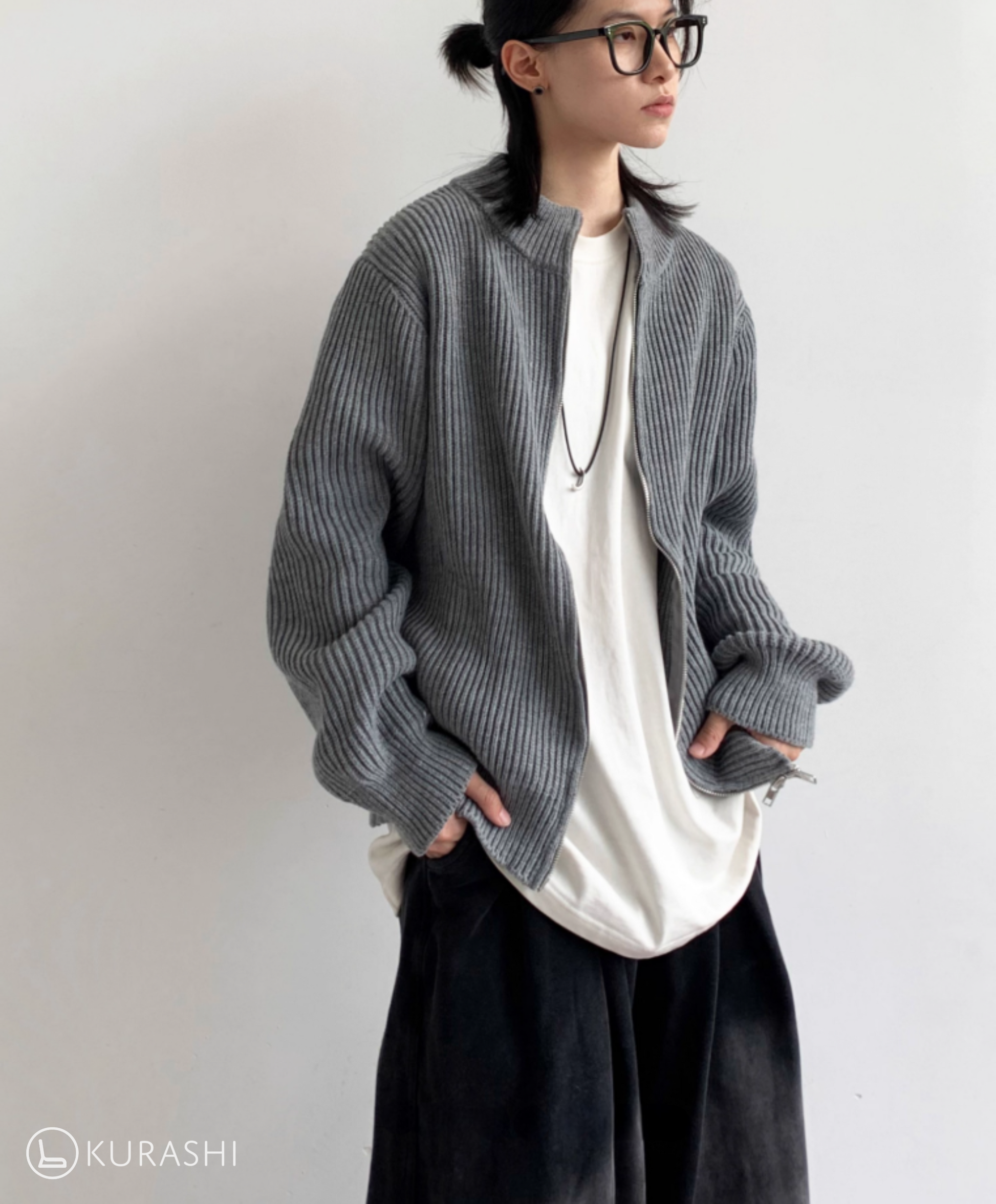 Takeda Knit Zip Cardigan