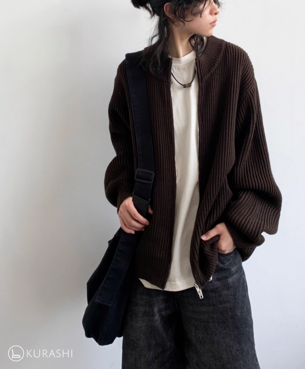 Takeda Knit Zip Cardigan