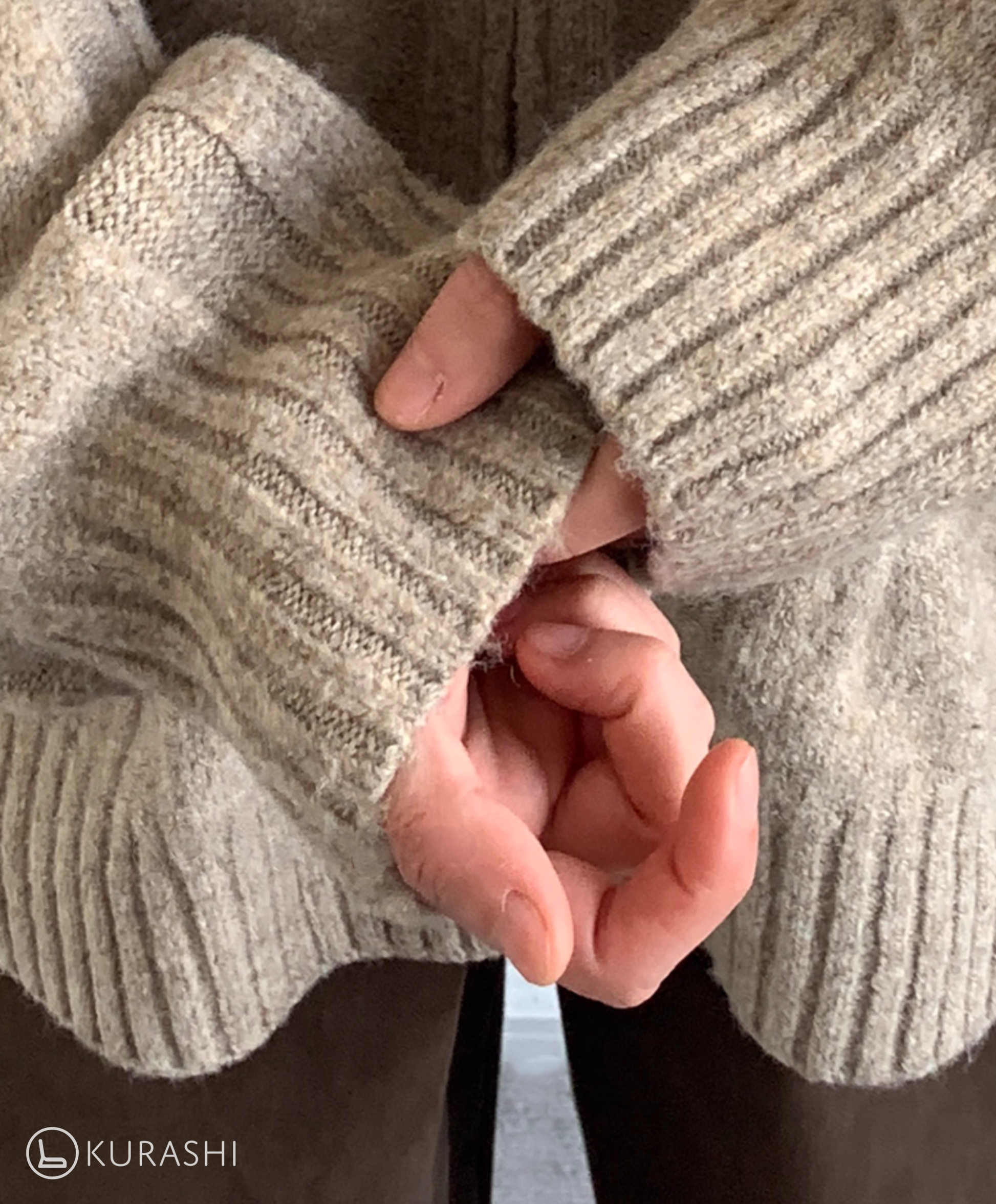 Hokuto Textured Knit Zip Cardigan