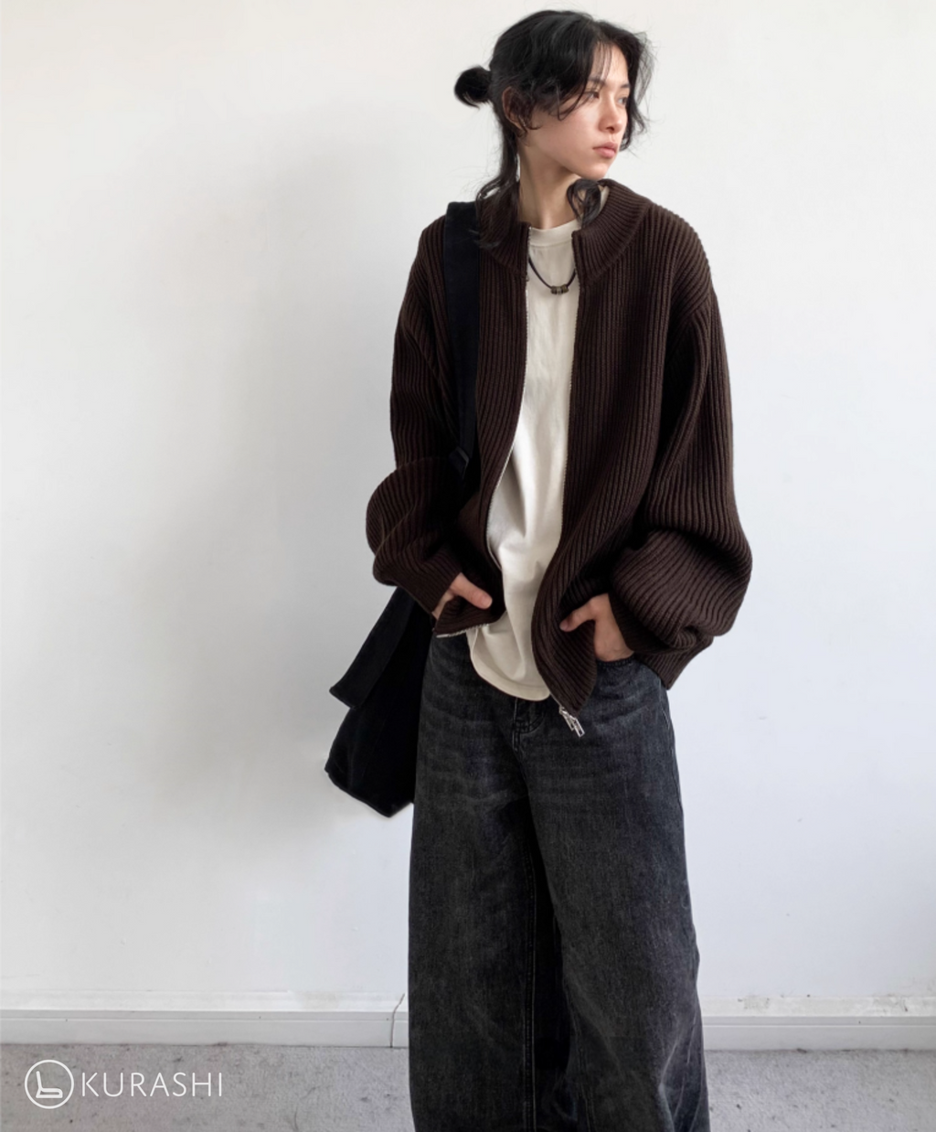 Takeda Knit Zip Cardigan