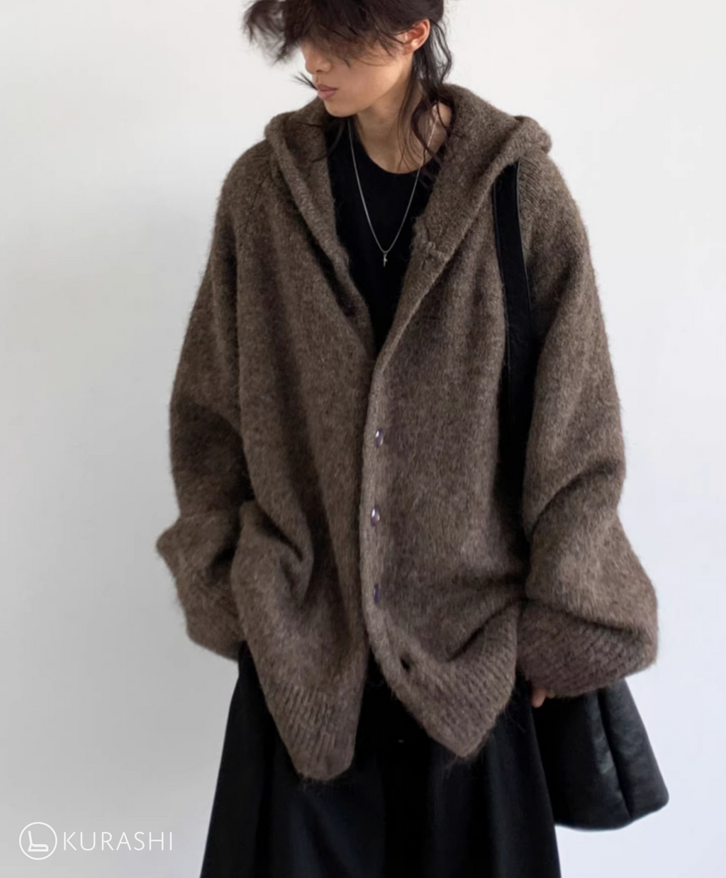 Arashi Knit Hooded Cardigan